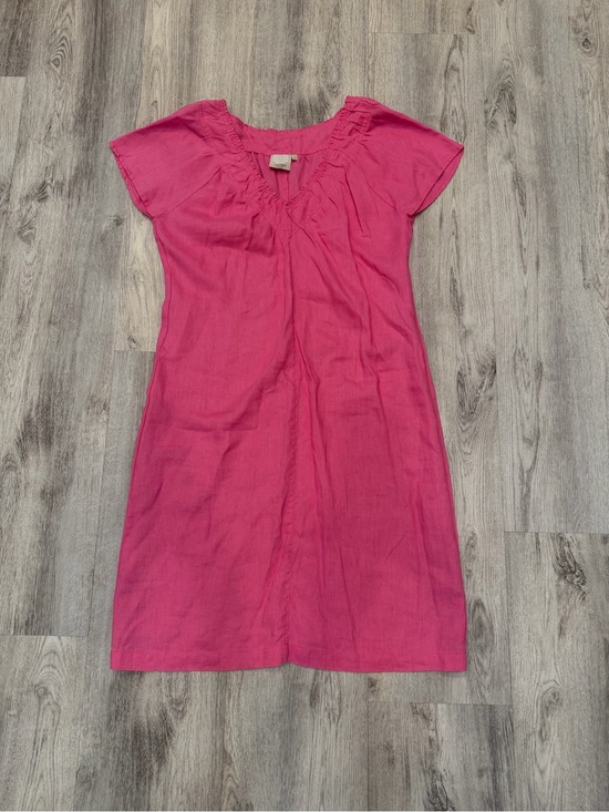 Lantana casuals Dresses & Skirts - Lantana Casuals Pink 100% Linen Dress Size Medium